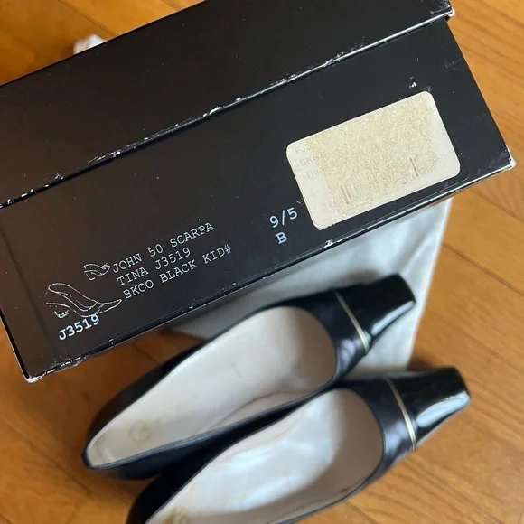 St John Tina black heels size 9.5 - Picture 6 of 8